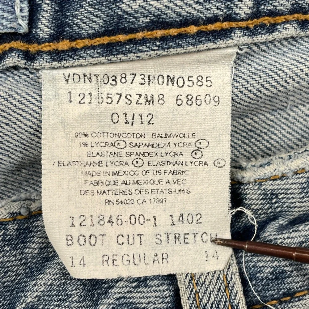 Gap Jeans Women 14 Blue Boot Cut Stretch Regular Mid Rise Denim 121846-00-1